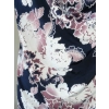 Bluzka typu woda z rękawkiem kimono - pastelowe piwonie